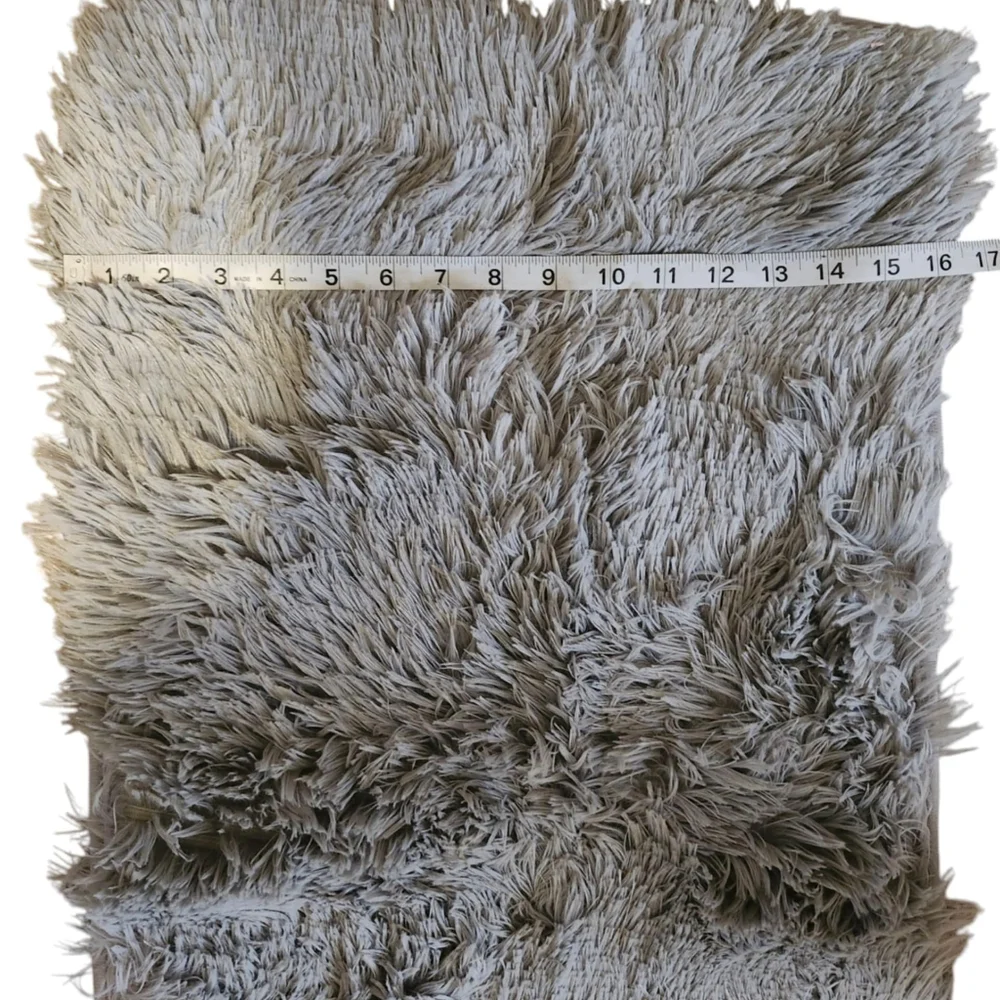3 Piece Gray Bathroom Rug Set